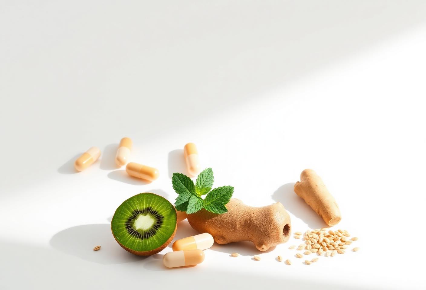 Natural ingredients and capsules associated with gut support